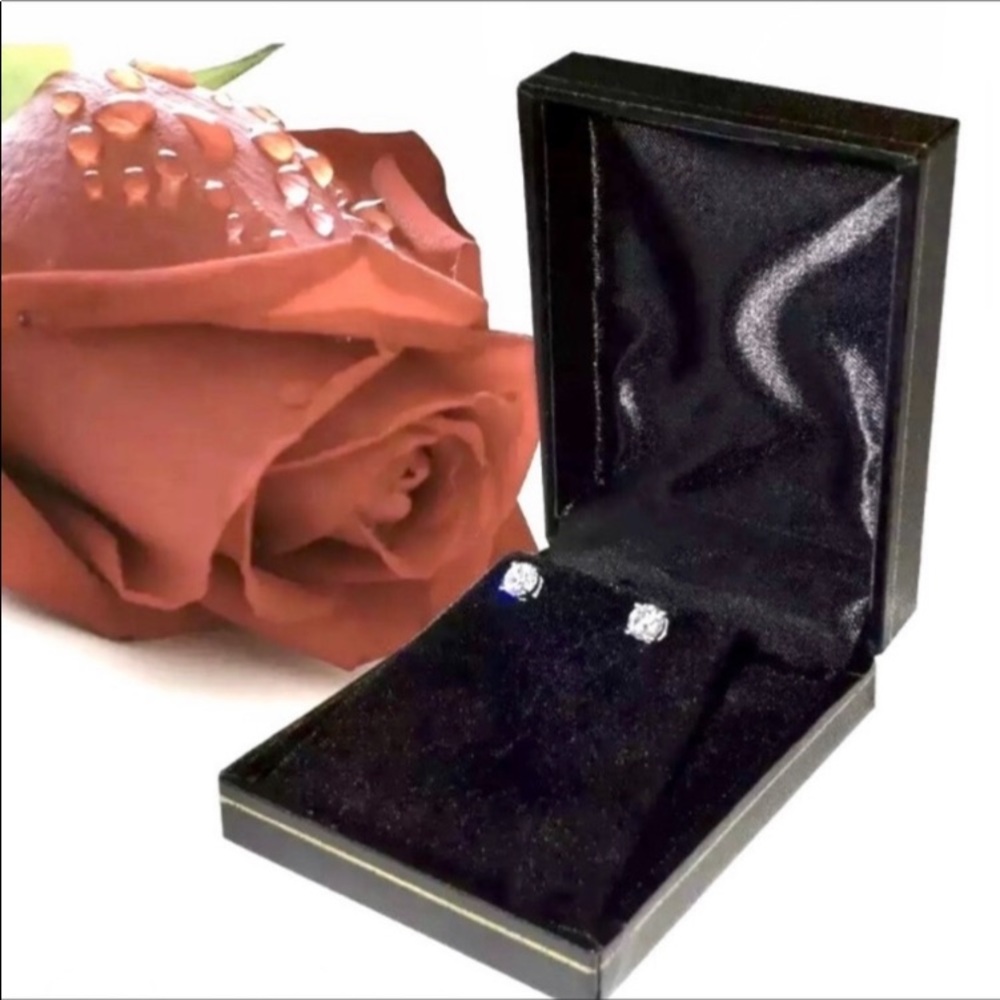 7mm 1.25 ct Round Brilliant Cut Stud Earrings - Picture 6 of 14